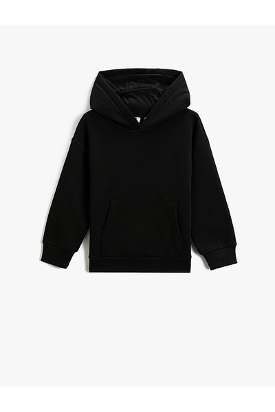 Koton Κουκούλα Basic Sweat Kangaroo - Ριχτάρι με τσέπες