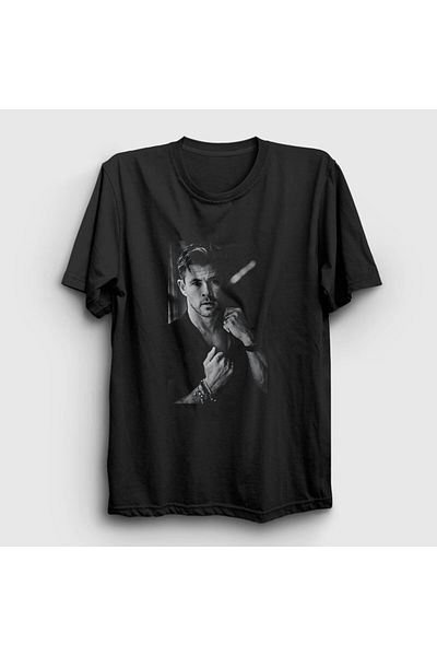 Presmono Μπλουζάκι Unisex Μαύρο σε αποχρώσεις του γκρι Chris Hemsworth 358633 ττ