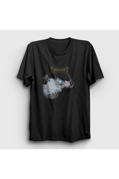 Presmono Унисекс черна тениска Godless Veil Draconian 379873tt