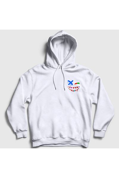 Presmono Hanorac cu glugă Gorillaz alb unisex -399660tt