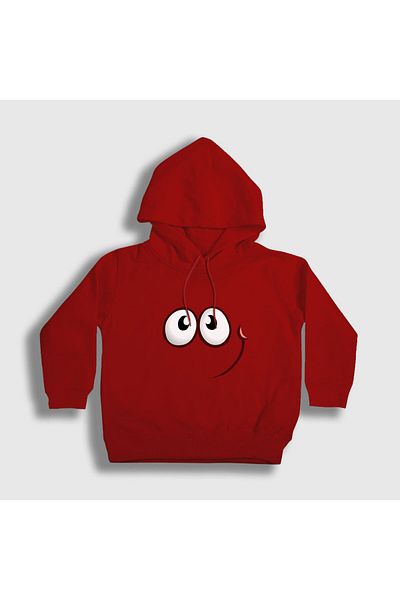 Presmono Унисекс детски суитшърт с качулка Red Smile Game Red Ball 362472tt