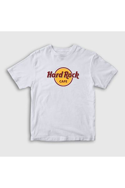 Presmono Tricou unisex pentru copii cu logo alb Hard Rock Cafe371830tt