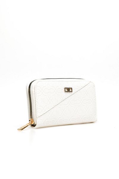 Setrms Ekru Zipper Closure Wallet 25160025