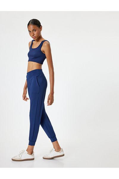 Koton Φούτερ Jogger Pocket High Waist - Χαλαρή Εφαρμογή
