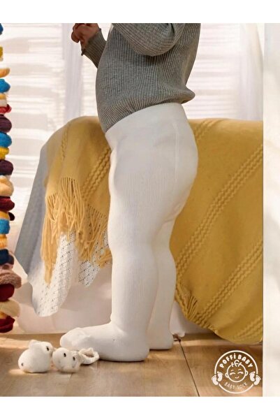 poffibaby Organik pamuk yenidoğan bebek külotlu çorap