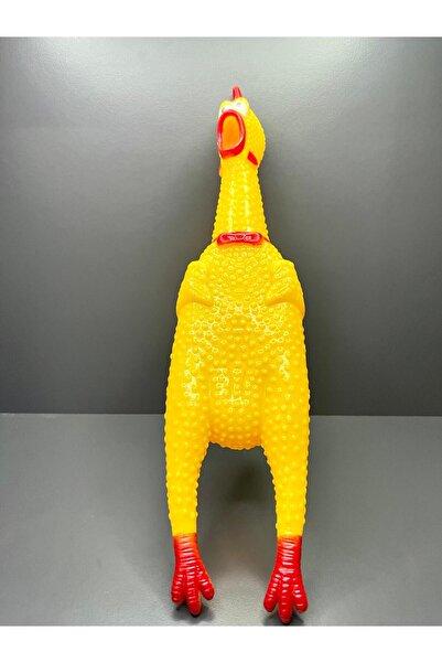 Genel Markalar 30 cm Öten Horoz Tavuk Sesi Bağıran Şaka Oyuncağı