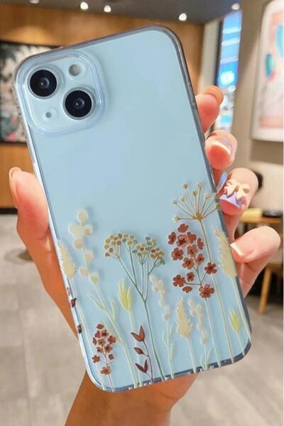 3GEN CASE İphone 14 Plus-iphone 15 Plus Uyumlu Flower Serisi Tatlı Çiçekler D...
