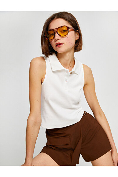 Koton Buttoned Polo Neck Undershirt