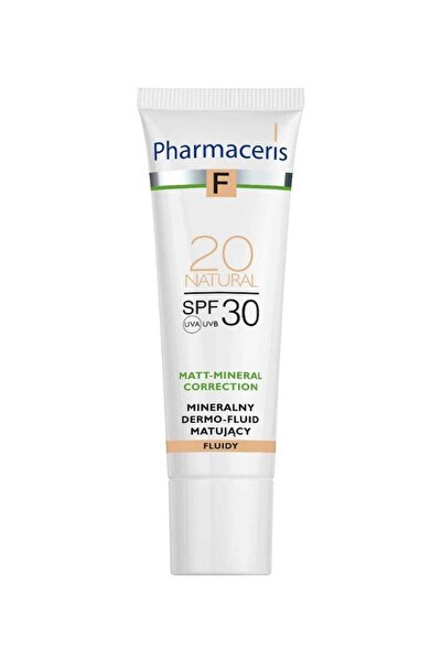 Pharmaceris F Mineral Matifying Fluid Dermo-foundation Spf 30 20 Natural 30 ml