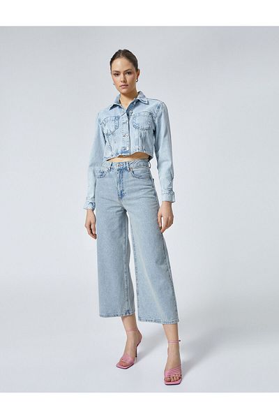 Koton Light Indigo Women's Jean Pants - 4sal40072md