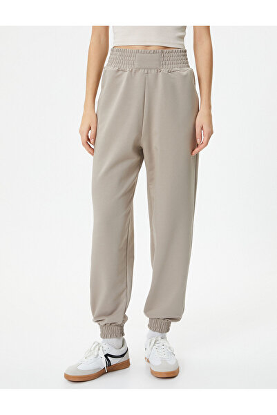 Koton Jogger Φούτερ Ψηλόμεση Άνετη Εφαρμογή Βαμβακερή Τσέπη
