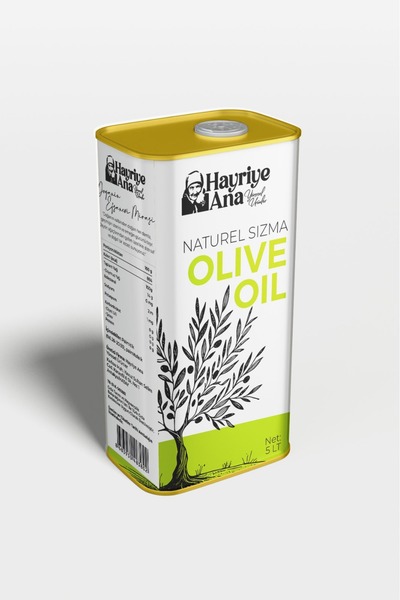 hayriye ana yöresel ürünler Naturel sızma zeytinyağı 5 lt