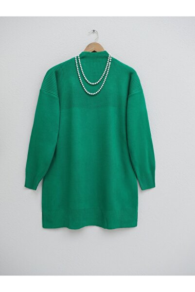 Modamorfo Half-Necked Knitwear Set - Green