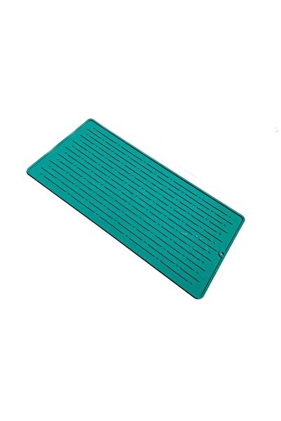 JASPER Redrose Gp-153 Büyük Boy Yeşil Bulaşık Kurutma Matı Bulaşıklık Su Tutm...