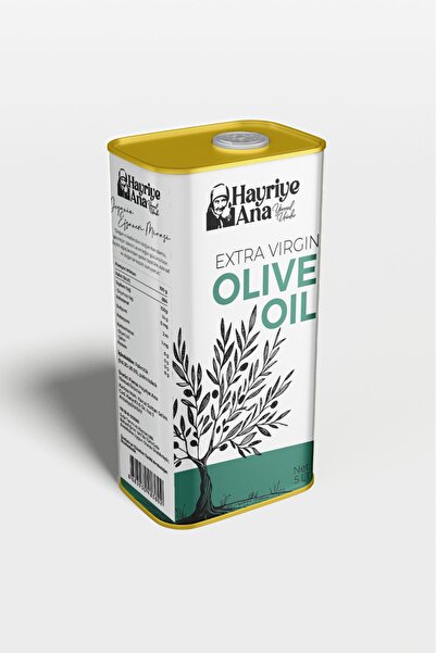 hayriye ana yöresel ürünler Soğuk Sıkım Zeyinyağı 5000 ml