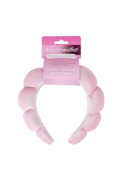 Brushworks Pink Cloud Headband