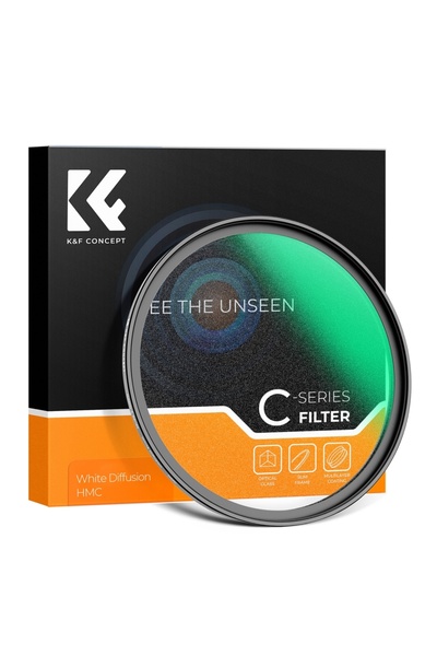 K&F CONCEPT 52mm White Pro Mist 1/4 Nano-c Sinematik Efekt Filtre
