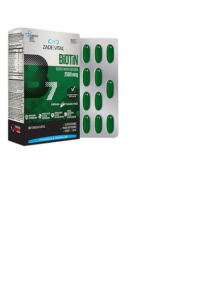 Zade Vital Biotin B7 Nettle Seed Oil 30 Capsules