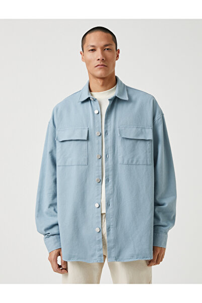 Koton Téli ing zsebrészlettel és klasszikus galléros gombbal