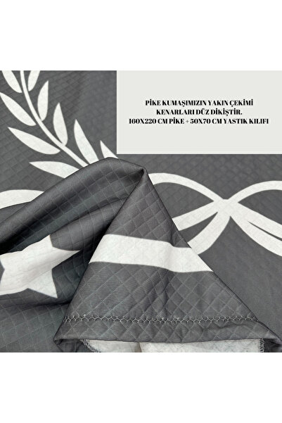 adenkahome Μοτίβο πιάνου, Ειδικό Πλεκτό Πικέ, Σετ Πικέ για Μονό Άτομο