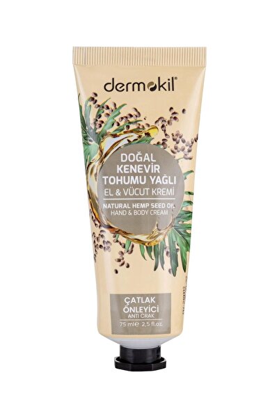 Dermokil Doğal Kenevir Yağlı El ve Vücut Kremi 75 ml