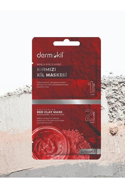 Dermokil Red Clay Mask (and Anti) 2 X 7.5 ml