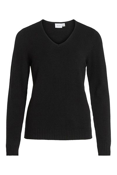 VILA Strickpullover V-Ausschnitt-