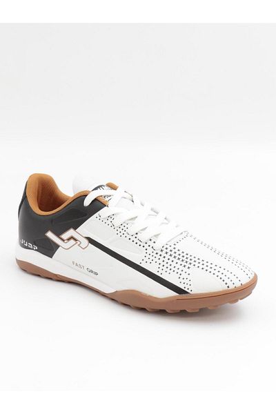Jump 30548 Λευκό Μαύρο 40-45 Ανδρική Λαστιχένια Σόλα Χαλί Πεδίο
