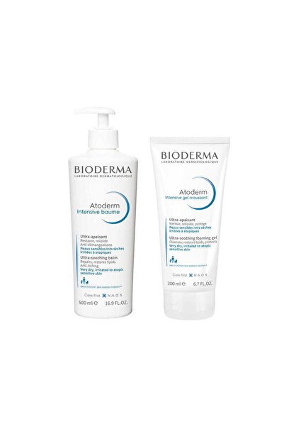 Bioderma Atoderm Atopi Eğilimli Cilt Nemlendirici Onarıcı Krem & Temizleme Je...