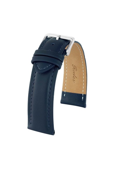 RODER R4101S Leather Strap - D.Blue - 22mm