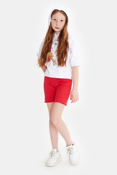 Tyess Bg Store Girl's Red Tights 23Ss0Tj4217