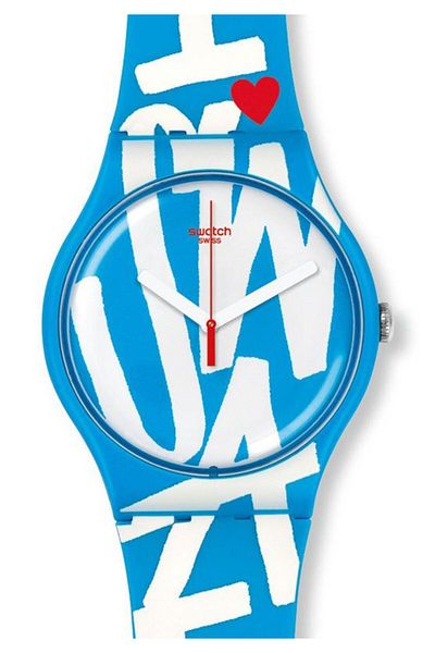 Swatch WHITE IN BLUE