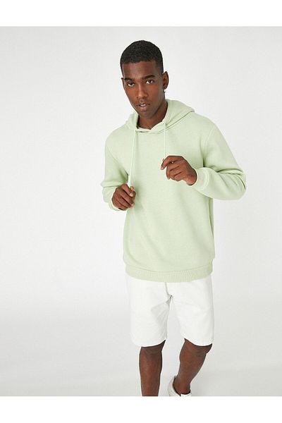 Koton Basic-Sweatshirt mit Kapuze