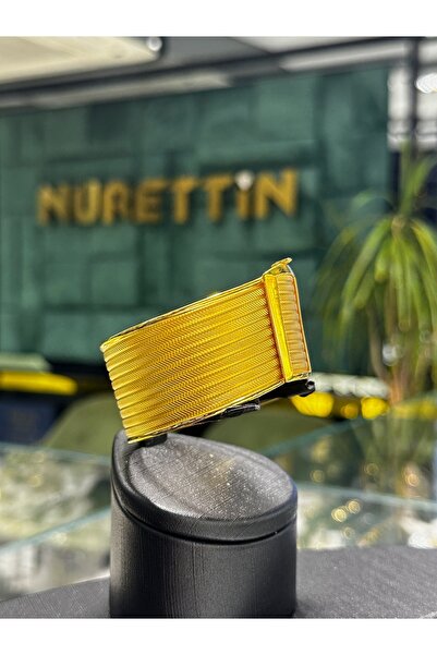 NURETTİN Kuyumculuk 11 Sıra Trabzon Hasır Model Altın Kelepçe Bilezik