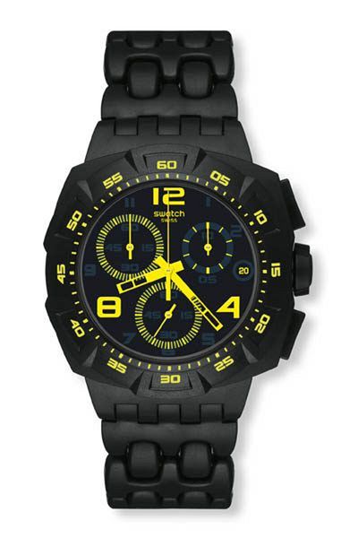 Swatch BLACK DUNES YELLOW
