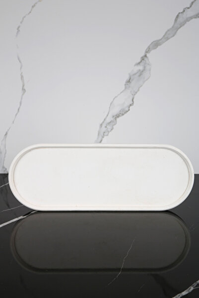 betonmall Beton Sunum Tepsisi Sunum Tabağı Sunumluk 35 Cm