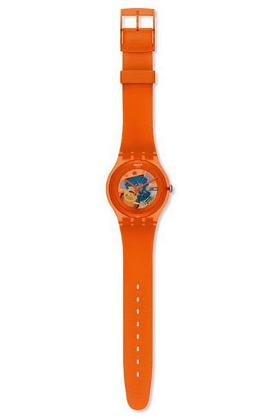 Swatch ORANGISH LACQUERED