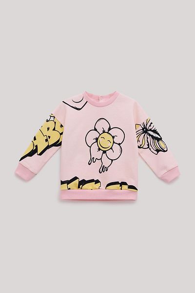 GB Baby Bg Store Baby Girl Patterned Sweatshirt