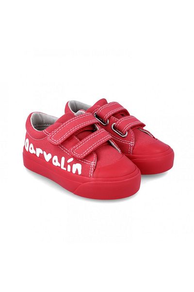 Garvalin Tenisi canvas pentru copii Garvalin, rojo