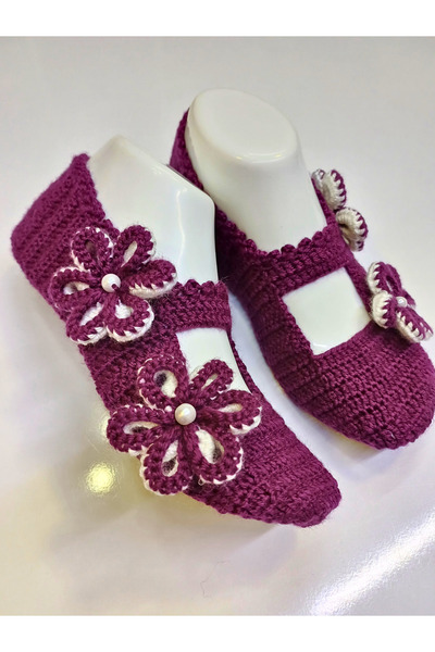 Butik El örgüsü çeyizlik patik