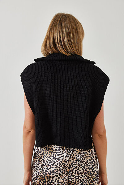 Bianco Lucci Women's Zippered Knitwear Sweater 60261018