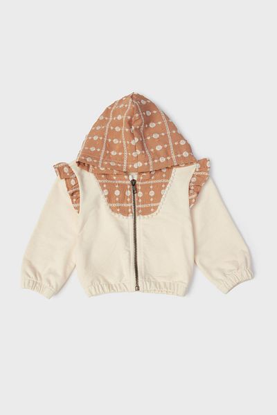GB Baby BG Store Baby Girl Ecru Tracksuit Top