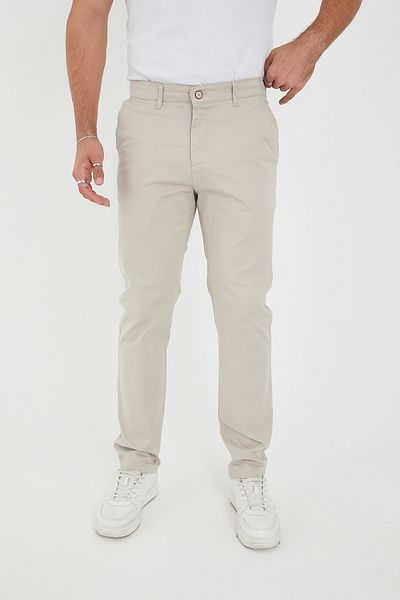 BROCARD Men's Winter Regular Fit Lycra Adult Stone Chino Trousers