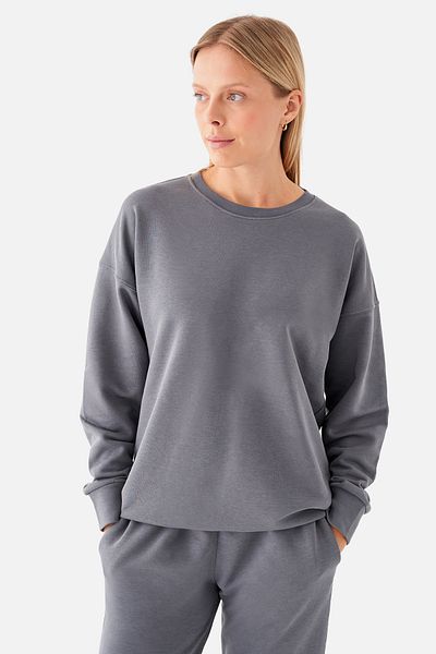 Superstacy سويت شيرت Nina Cotton Basic المدخن