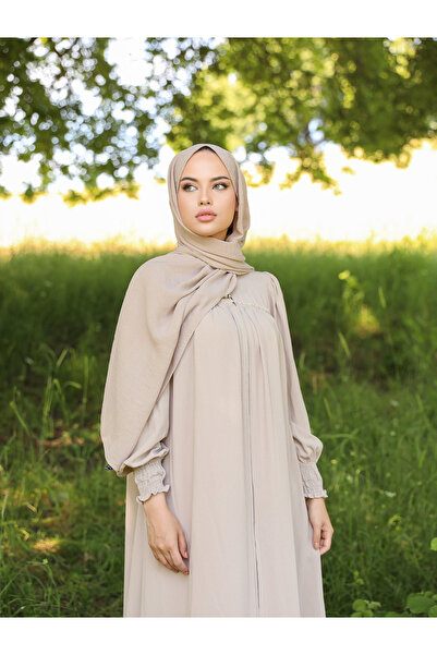 Nissra Ankanoor Light Beige Robe Ferace Anka 255008