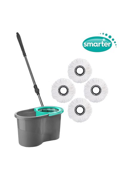 SMARTER Automatic Cleaning Set 4 Microfiber Mop Mop