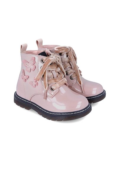 Garvalin Girls' booties with butterflies, Garvalin, pink