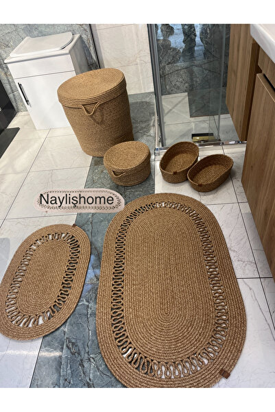 naylişhome Χαλάκι 60x100cm - Βρώμικο 45x40cm, Καλάθι μακιγιάζ 25x15cm, Bohemian Organize για δώρο και προίκα