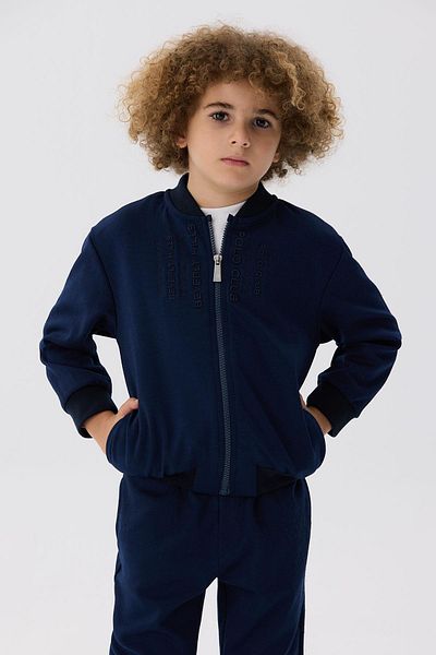 Beverly Hills Polo Club BG Store Boy's Navy Blue Tracksuit Top