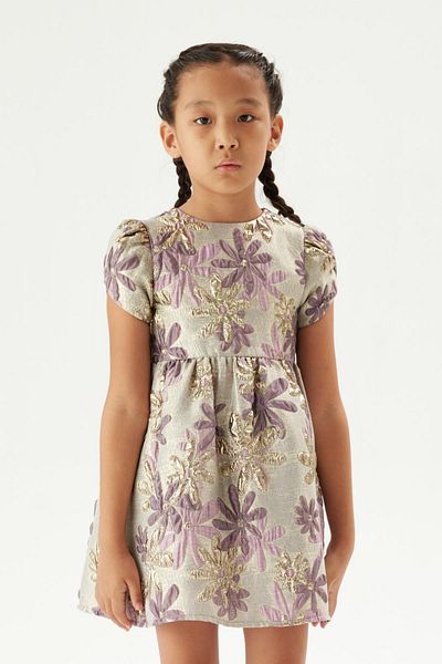 Tyess Bg Store Gemustertes Mädchenkleid 23fw0tj4918